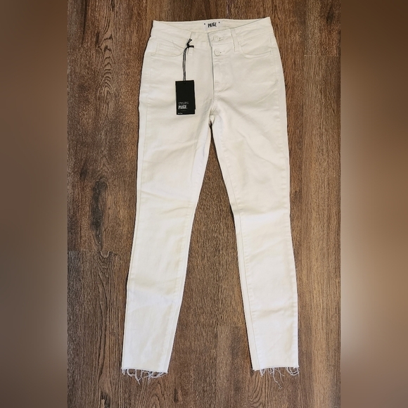 Paige High Rise Skinny - Picture 1 of 8